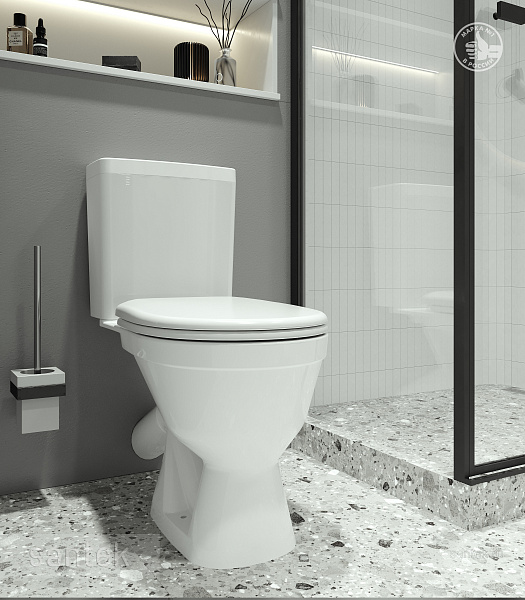 Унитаз-компакт Santek Уно с диагональным выпуском 1.WH50.1.613