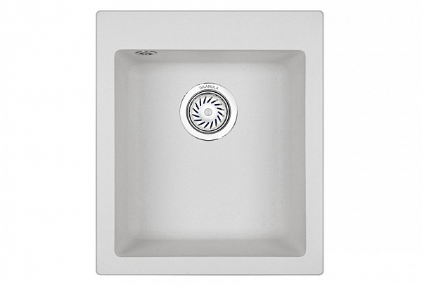 Мойка кухонная Granula квадратная кварц 4201, АРКТИК