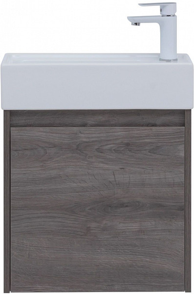 Тумба под раковину Aquanet Nova Lite 50 дуб рошелье (1 дверца) 00298854