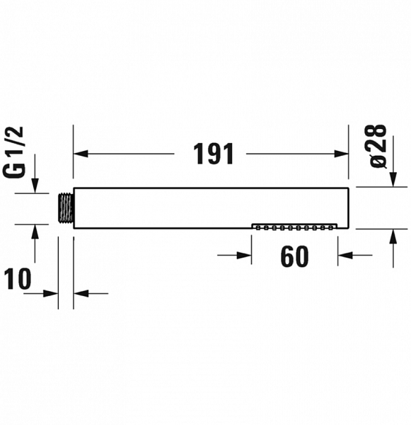 Душевая лейка Duravit Faucet Accessories UV0640000000