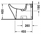 Биде напольное Duravit DuraStyle 228310