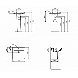 Тумба под раковину Ideal Standard Connect Air E0842PS