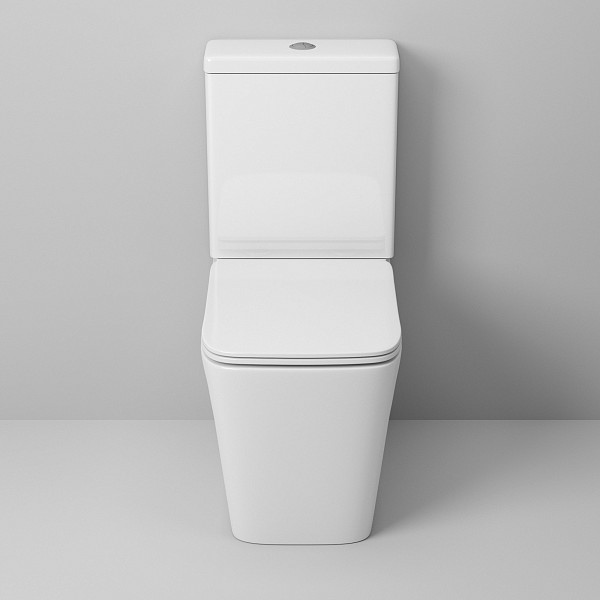 Унитаз GR-4445S-1 (635*365*810) напольный с тонкой крышкой из 2 мест