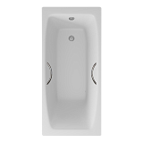 Ванна чугунная Delice Repos 1700х700, с ручками