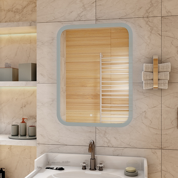 Зеркало Континент "Glamour  Led" 700х900