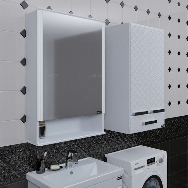 Подвесной шкаф над стиральной машиной Калипсо 48/90 Санта 417002N