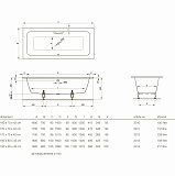 Стальная ванна Bette  One 170х75 3312-000