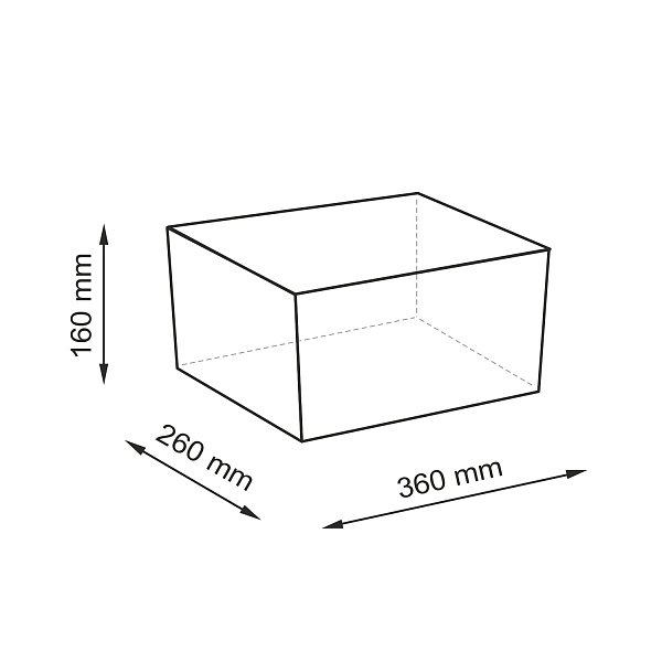 Корзина для белья Wasserkraft Abens WB-220-M