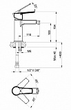 Смеситель AZARIO ENZO для биде, хром (AZ-15716601)
