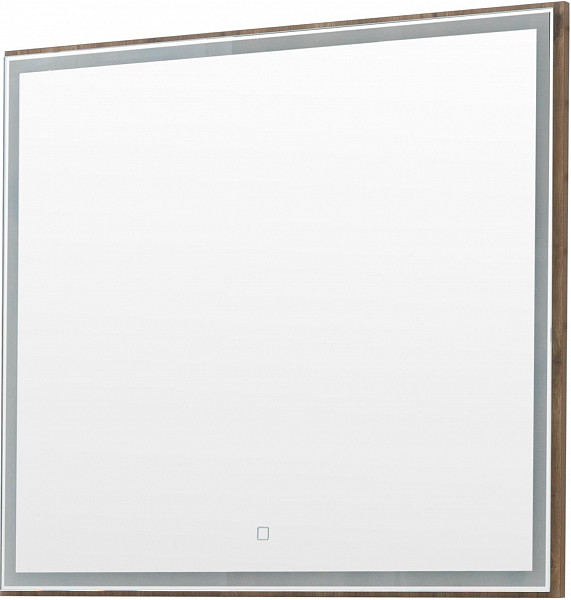 Зеркало Aquanet Nova Lite 90 дуб рустикальный LED 00249516