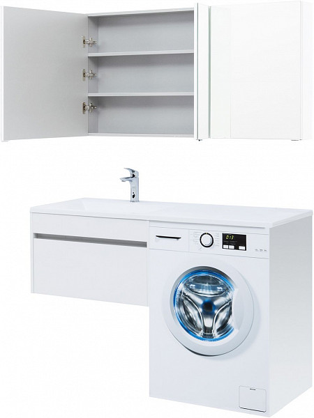 Тумба под раковину Aquanet Токио 68 белый (подвесная, 1 ящик) 00236917