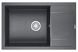 Мойка кухонная Granula прямоугольная кварц 7805, ГРАФИТ