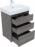 Тумба под раковину Aquanet Nova Lite 60 дуб рошелье (3 ящика) 00302470