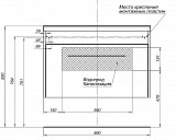 Тумба под раковину Aquanet Августа 90 белый (ручка хром) 00274019