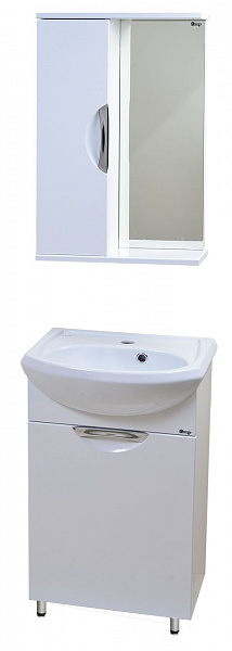 Зеркало со шкафчиком Emmy Милли (Универсальное) 50х70