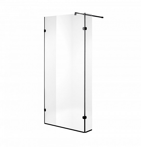 Душ. перегородка NG-682-90 BLACK (90x195), 1 место