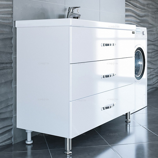 Тумба под раковину Виктория 100 напольная Санта 700131N