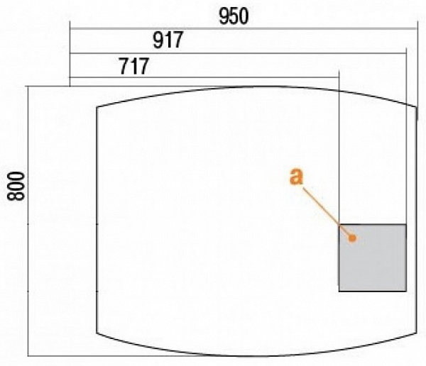 Зеркало-шкаф Акватон Севилья 95x80 1A125602SE010