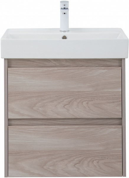 Тумба под раковину Aquanet Nova Lite 60 орех светлый (2 ящика) 00287884