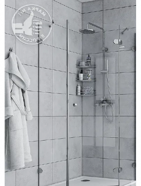 Душевое ограждение Aquaton Lax FES R пятиугольное 100х100х200 1AX024SSXX000