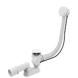 Слив перелив п/автомат Vega V55R 100см WHITE эко