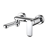 Смеситель для ванны c коротким изливом Bravat Opal F6125183CP-01-RUS