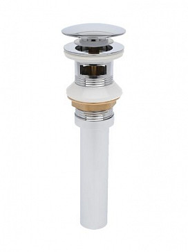 AQM7001-1 Донный клапан AQUAme с переливом, хром