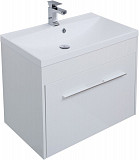 Тумба под раковину Aquanet Августа 75 белый (ручки хром) 00274144