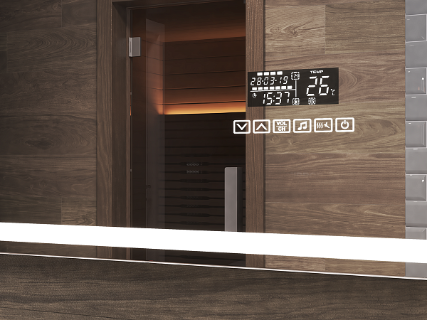 Зеркало VIGO Geometry Media 1000