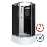 Душ.каб. NG-2510-14LBKT (1200х800х2100-2400) высокий поддон(40см) стекло ТОНИРОВАННОЕ 4 места