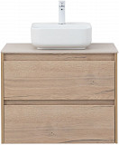Тумба под раковину Aquanet Nova Lite 75 дуб крафт (2 ящика) 00287902