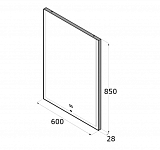 Зеркало Roca Aneto 60 812362000