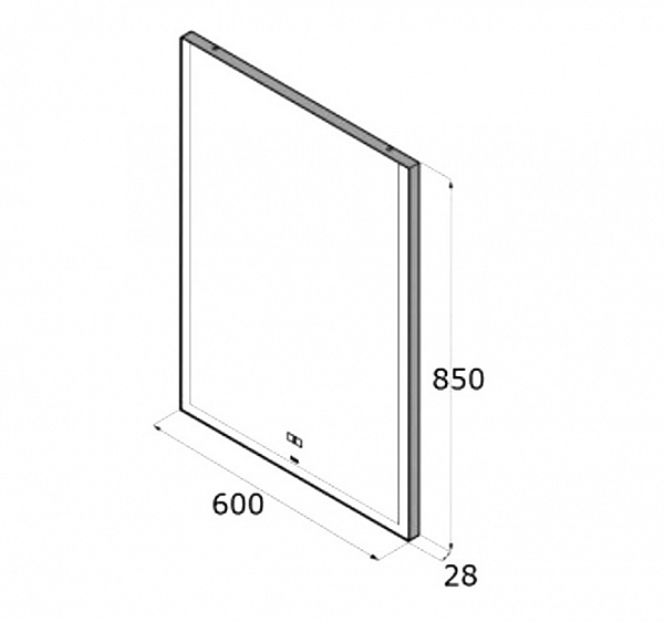 Зеркало Roca Aneto 60 812362000