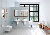 Унитаз подвесной Gustavsberg Estetic Hygienic Flush GB1183300R1030 безободковый, сиденье с микролифтом