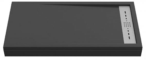 Душевой поддон Creto Scala 160x80, черный