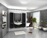 Шкаф-пенал Акватон Ария 34x162 1A134403AA950