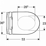 Инсталляция Geberit с безободковым унитазом Geberit iCon, 500.300.01.I, сиденье микролифт, комплект Идеальная пара