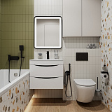 Клавиша смыва, универсальная, чёрная, Unifix, 002, IDDIS, UNI02MBi77