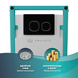 Кнопка смыва Glas Black для инсталляции Hasvik (Хасвик), ABS пластик+Стекло