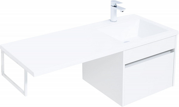 Тумба под раковину Aquanet Токио 48 белый (подвесная, 1 ящик) 00236915