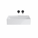 Раковина Kerama Marazzi LOGICA мебельная\подвесная без отверстий 60, белая глянцевая