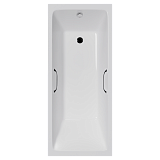 Ванна чугунная Delice Level 1400х700 с отверстиями под ручки и анстискользящим покрытием