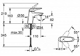 Смеситель для раковины Grohe Eurostyle New 23715003