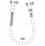Душевой шланг Ideal Standard IdealRain A2403AA