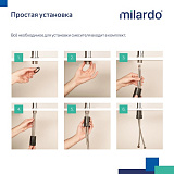 Смеситель для умывальника, Niagara, Milardo, NIASB00M01