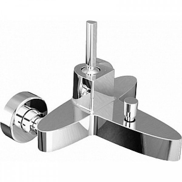Смеситель для ванны с коротким изливом с аксессуарами Bravat Spring F679113C-B