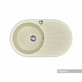 Мойка для кухни Aquaton Паола круглая с крылом жемчуг 1A714032PA240