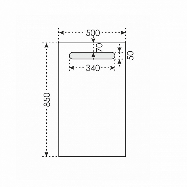 Зеркало Лондон 50 с LED-подсветкой Санта 900517
