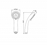 A11031 Лейка для душа 3F