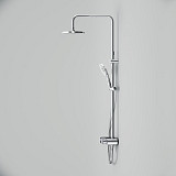 F0785A700 X-Joy, душ.система: см-ль-полка д/ванны/душа, душ.штанга, верхн. душ 220мм, ручн.душ, хром